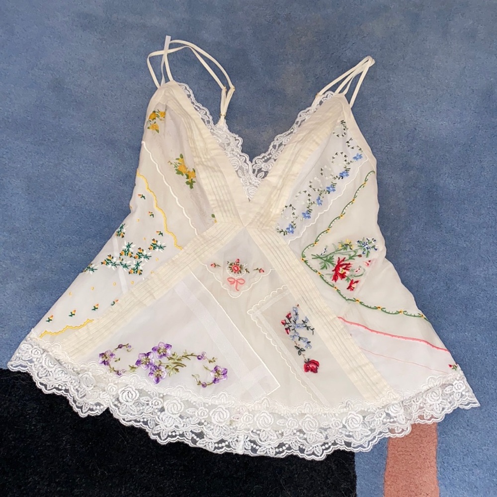 Tory Burch Embroidered Handkerchief Too